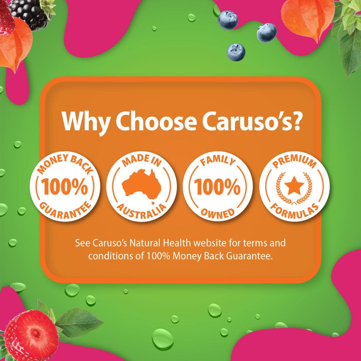 Thumbnail Carusos Ashwagandha Gummies 60 Pack