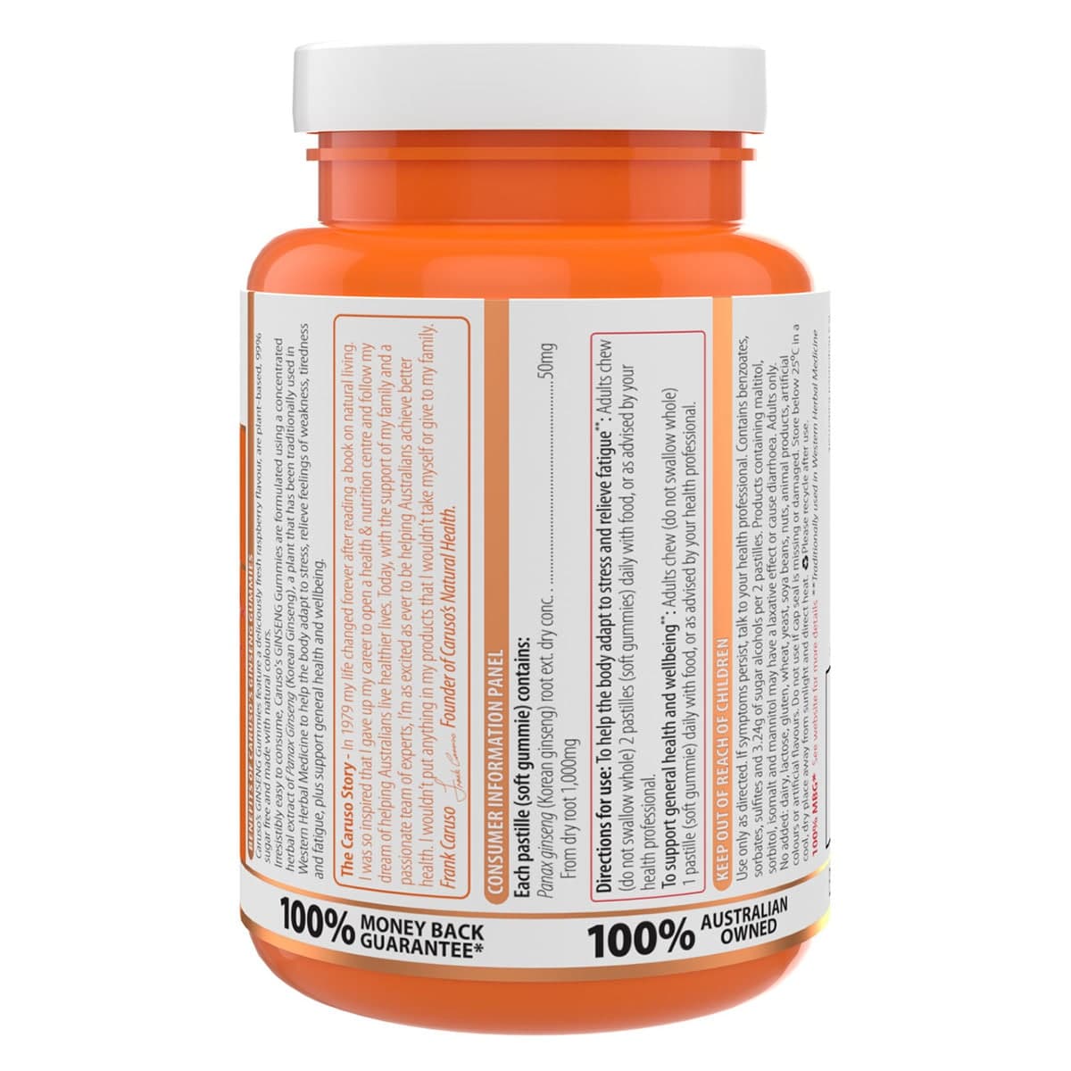 Thumbnail Carusos Ginseng Gummies 60 Pack