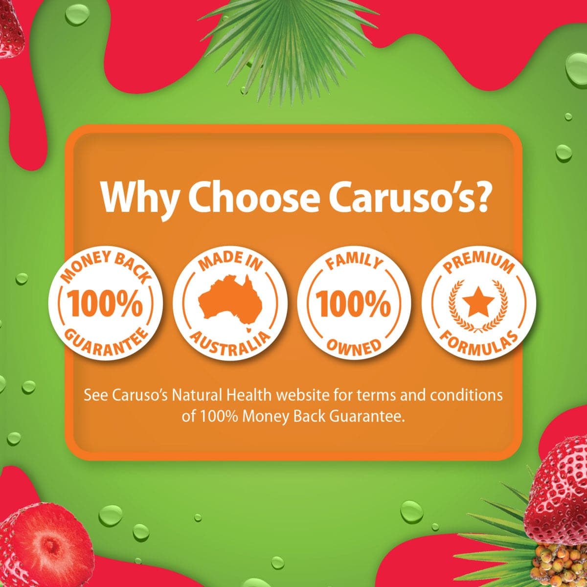 Thumbnail Carusos Saw Palmetto Gummies 60 Pack
