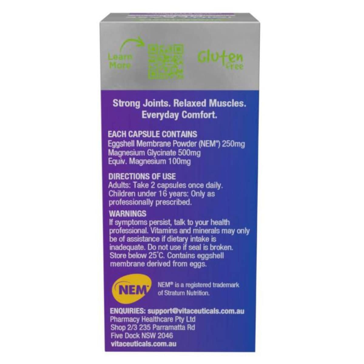 Thumbnail Vitaceuticals Magzorb Joint Ease NEM 60 Capsules