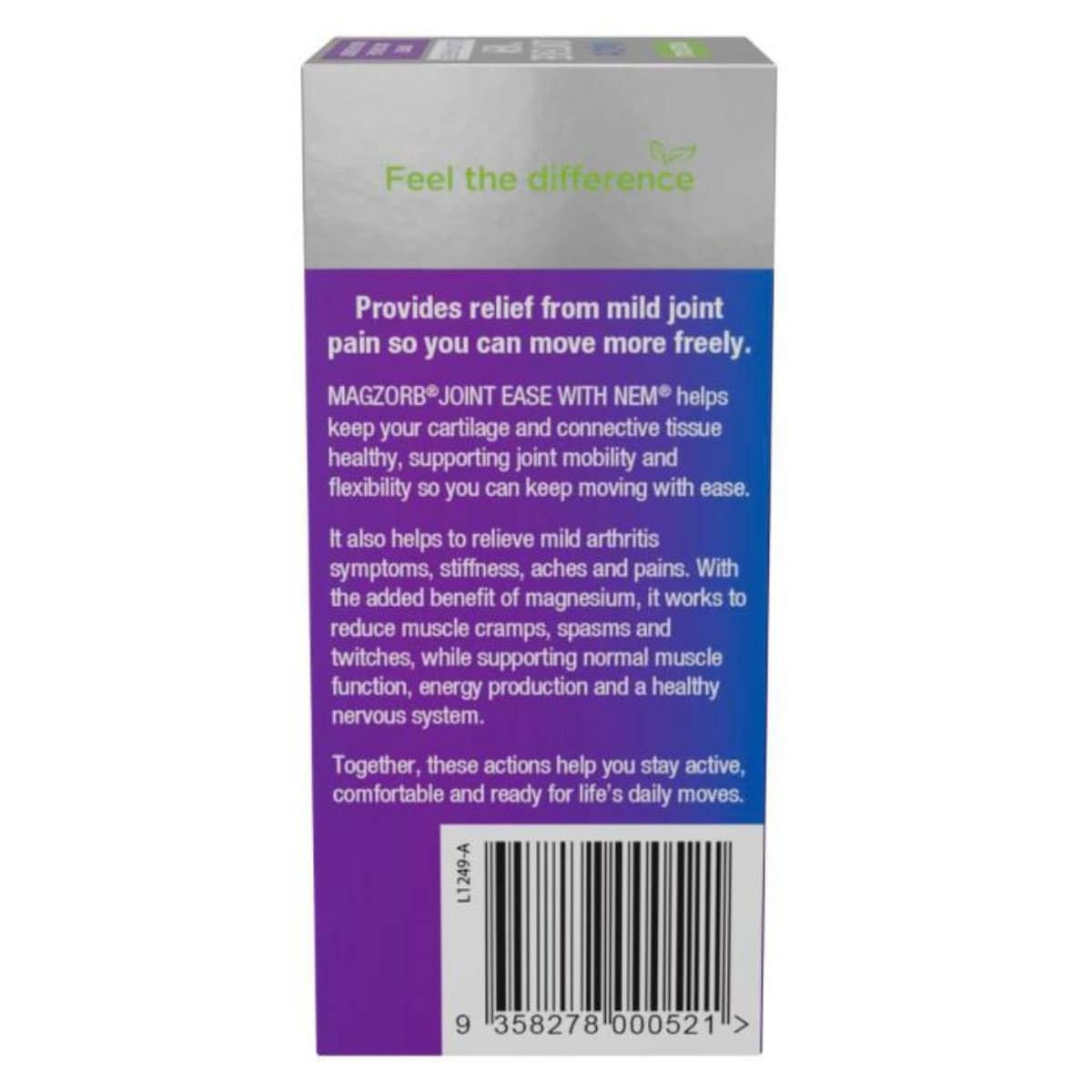 Thumbnail Vitaceuticals Magzorb Joint Ease NEM 60 Capsules