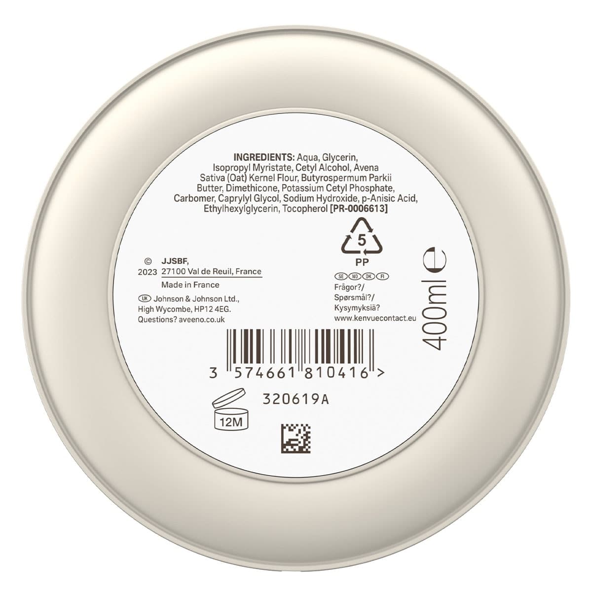 Thumbnail Aveeno Daily Moisturising Cream 400mL