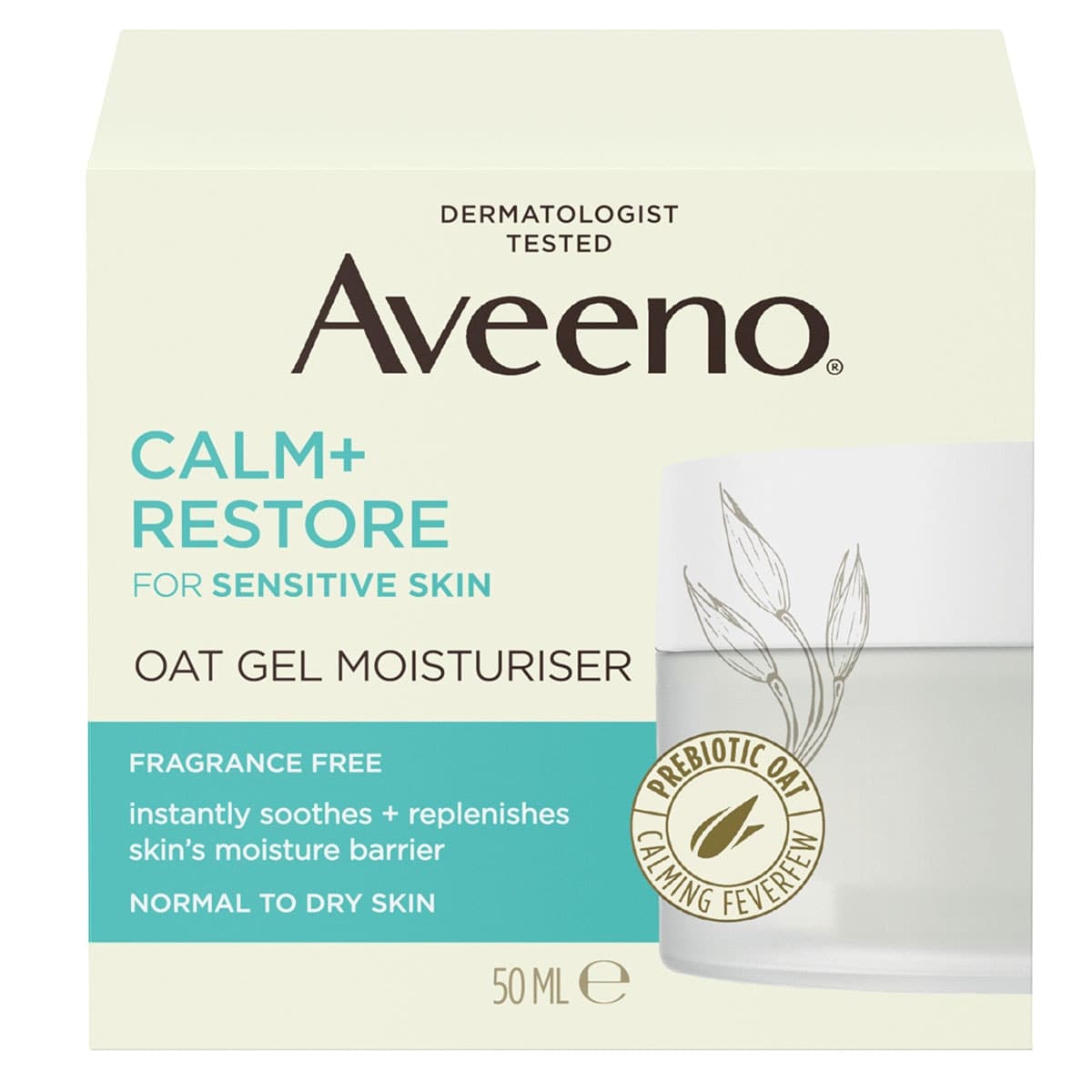 Thumbnail Aveeno Calm+ Restore Oat Gel Moisturiser 50mL