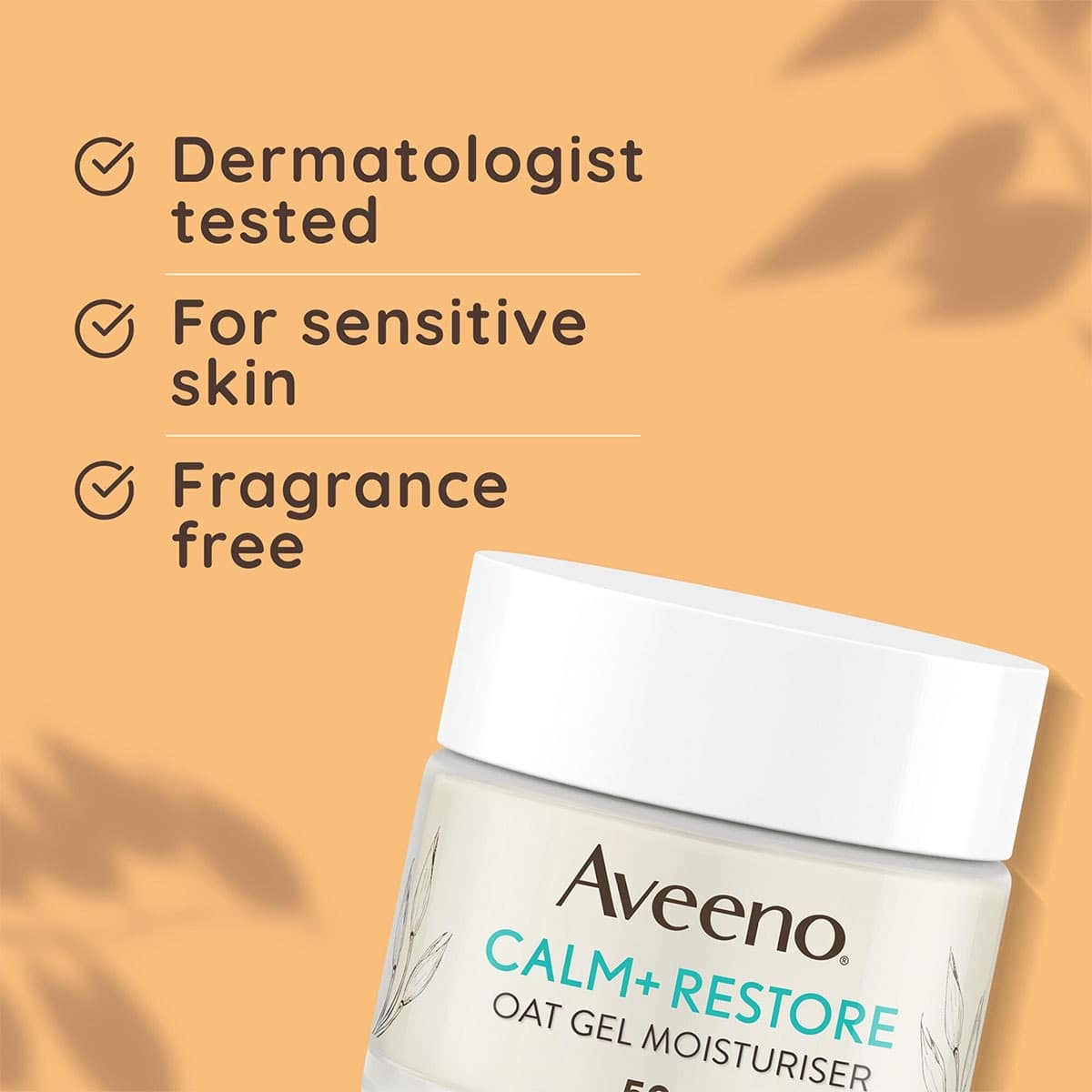 Thumbnail Aveeno Calm+ Restore Oat Gel Moisturiser 50mL