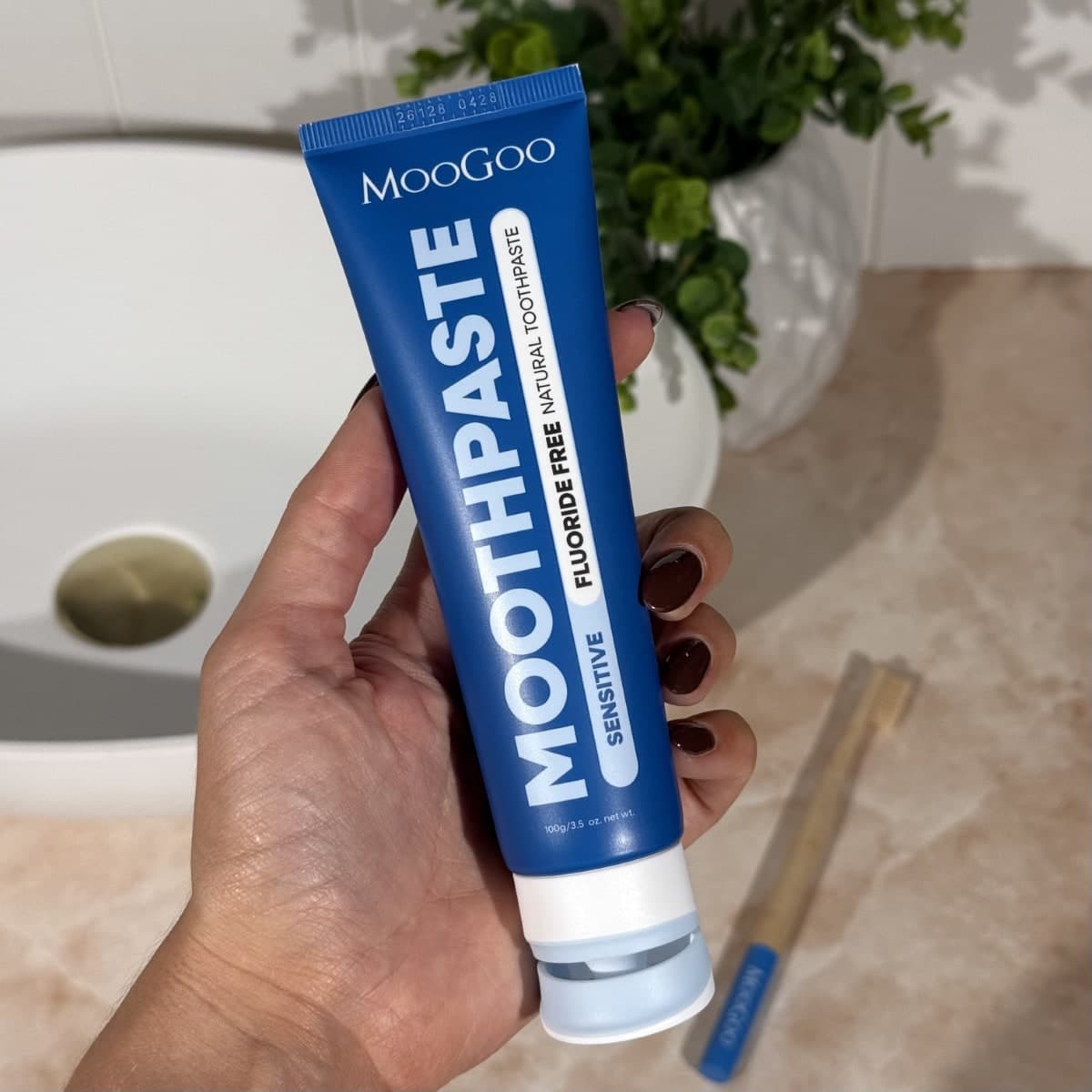 Thumbnail MooGoo Fluoride Free Natural Toothpaste Sensitive 100g