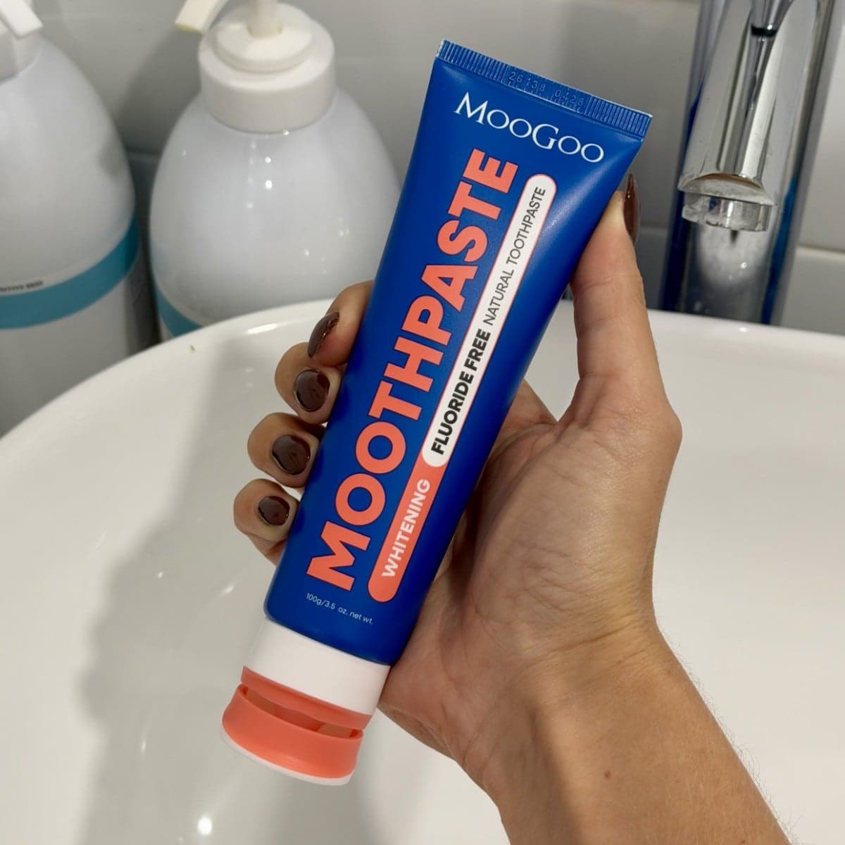Thumbnail MooGoo Fluoride Free Natural Toothpaste Watermelon + Mint 100g