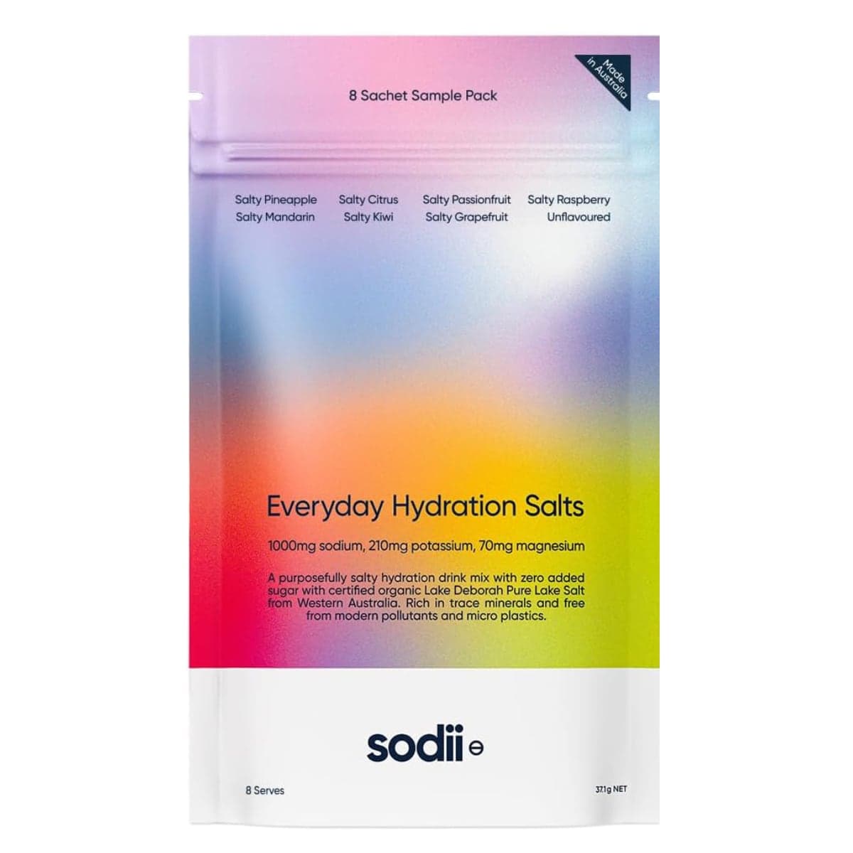Thumbnail Sodii Everyday Hydration Salts Mixed Flavour 8 Pack