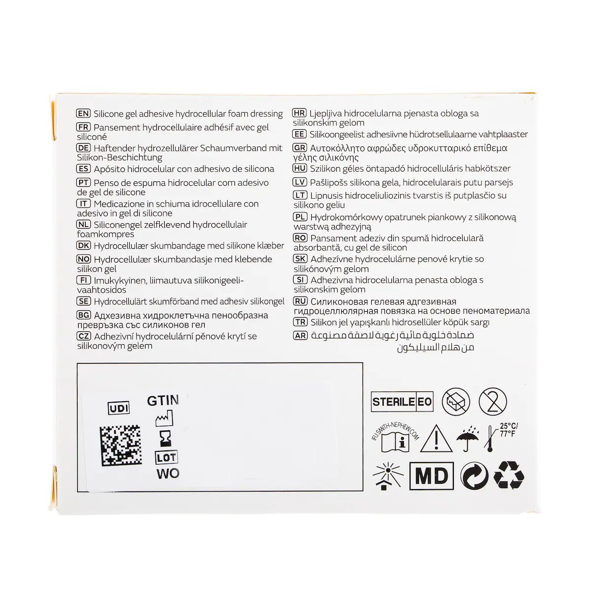 Thumbnail Allevyn Gentle Border Lite 5cm x 5cm Foam Dressing 10 Pack