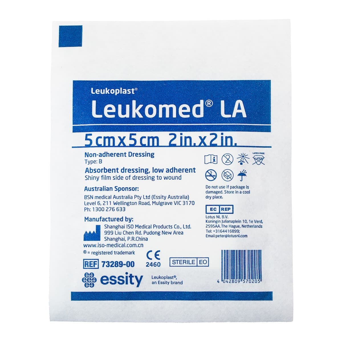 Thumbnail Leukomed LA Low Adherent Absorbent Dressing 5cm x 5cm (1 dressing only)