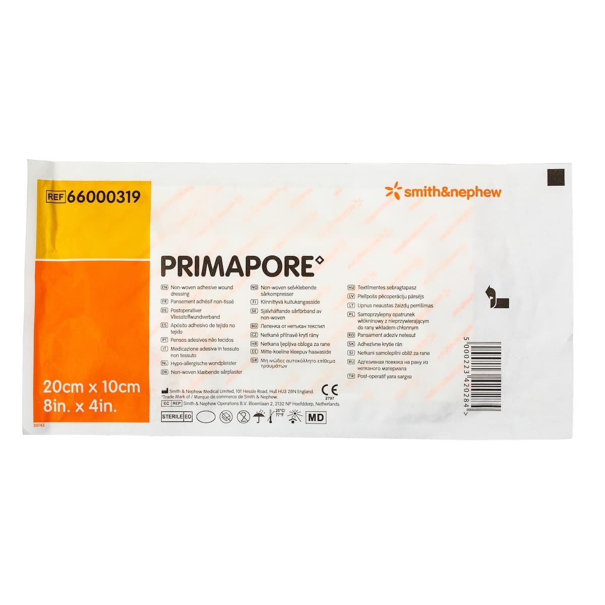 Thumbnail Primapore Flexible Fabric Dressing 20cm x 10cm Single