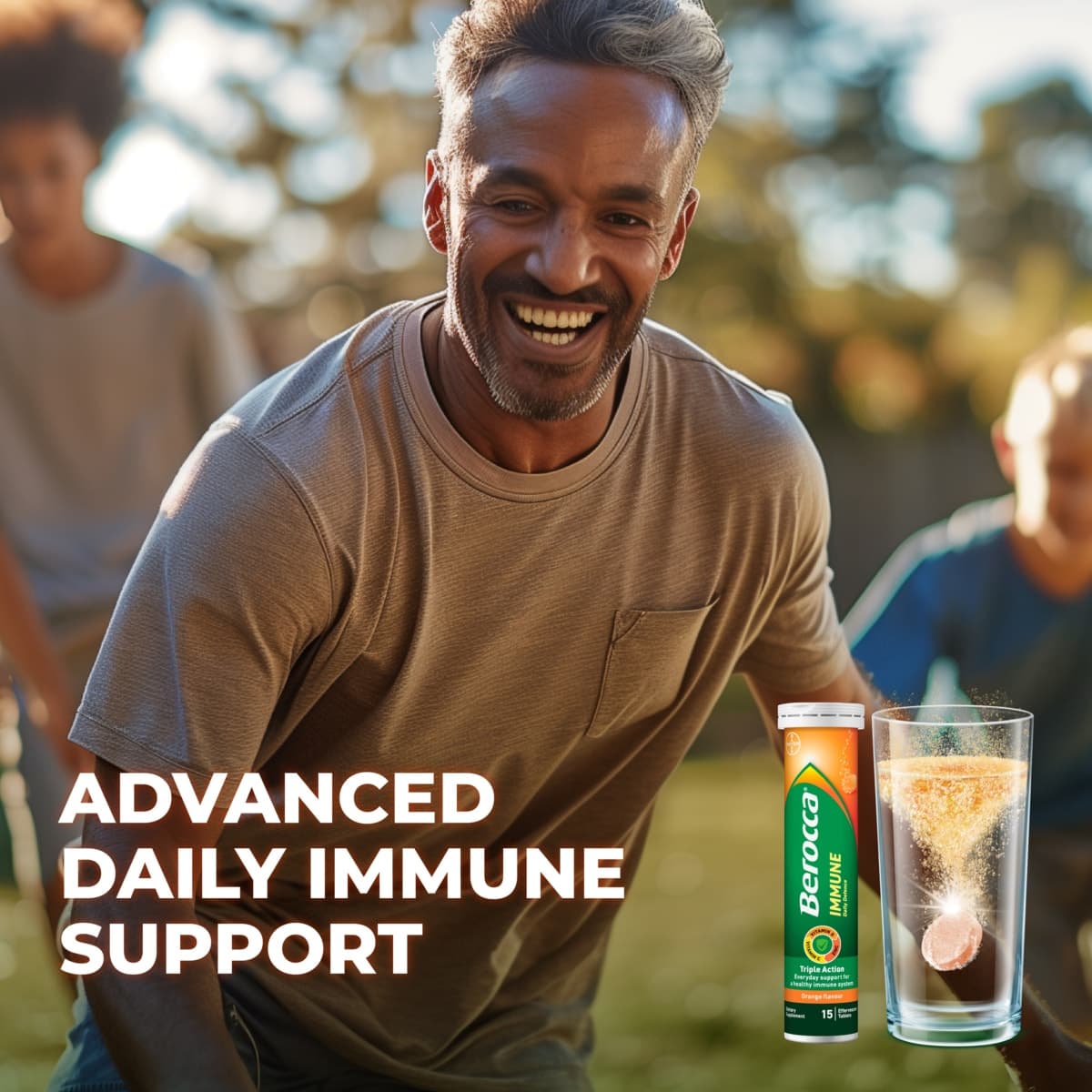 Thumbnail Berocca Immune Effervescent Tablets Orange 15 Pack