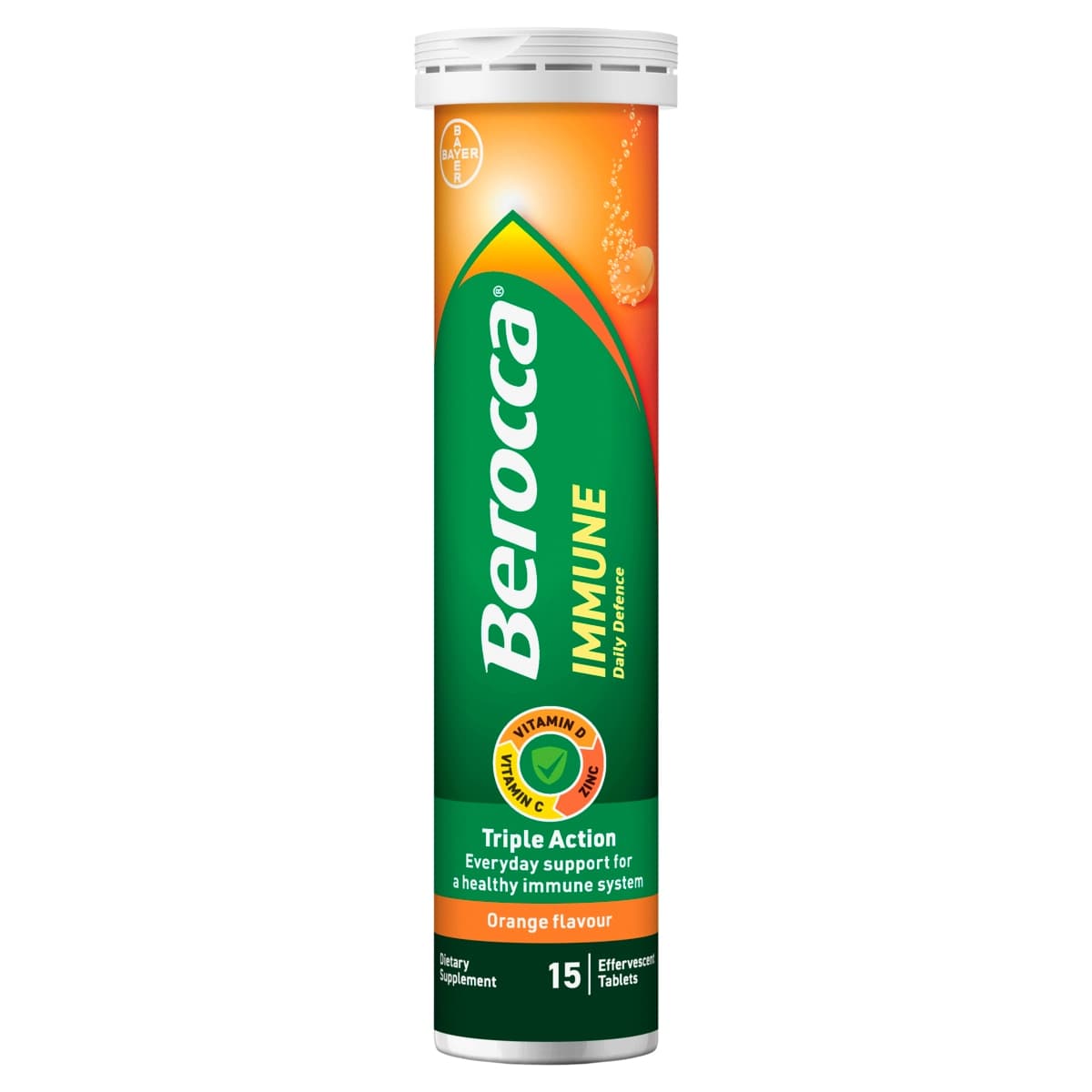 Thumbnail Berocca Immune Effervescent Tablets Orange 30 Pack
