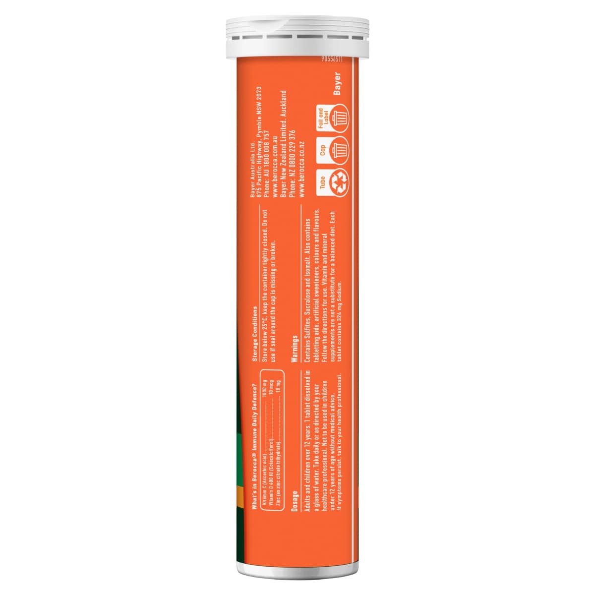 Thumbnail Berocca Immune Effervescent Tablets Orange 30 Pack