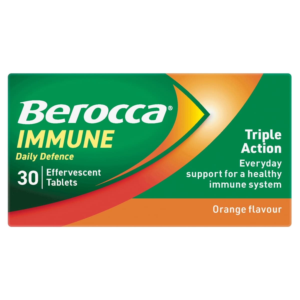 Thumbnail Berocca Immune Effervescent Tablets Orange 30 Pack