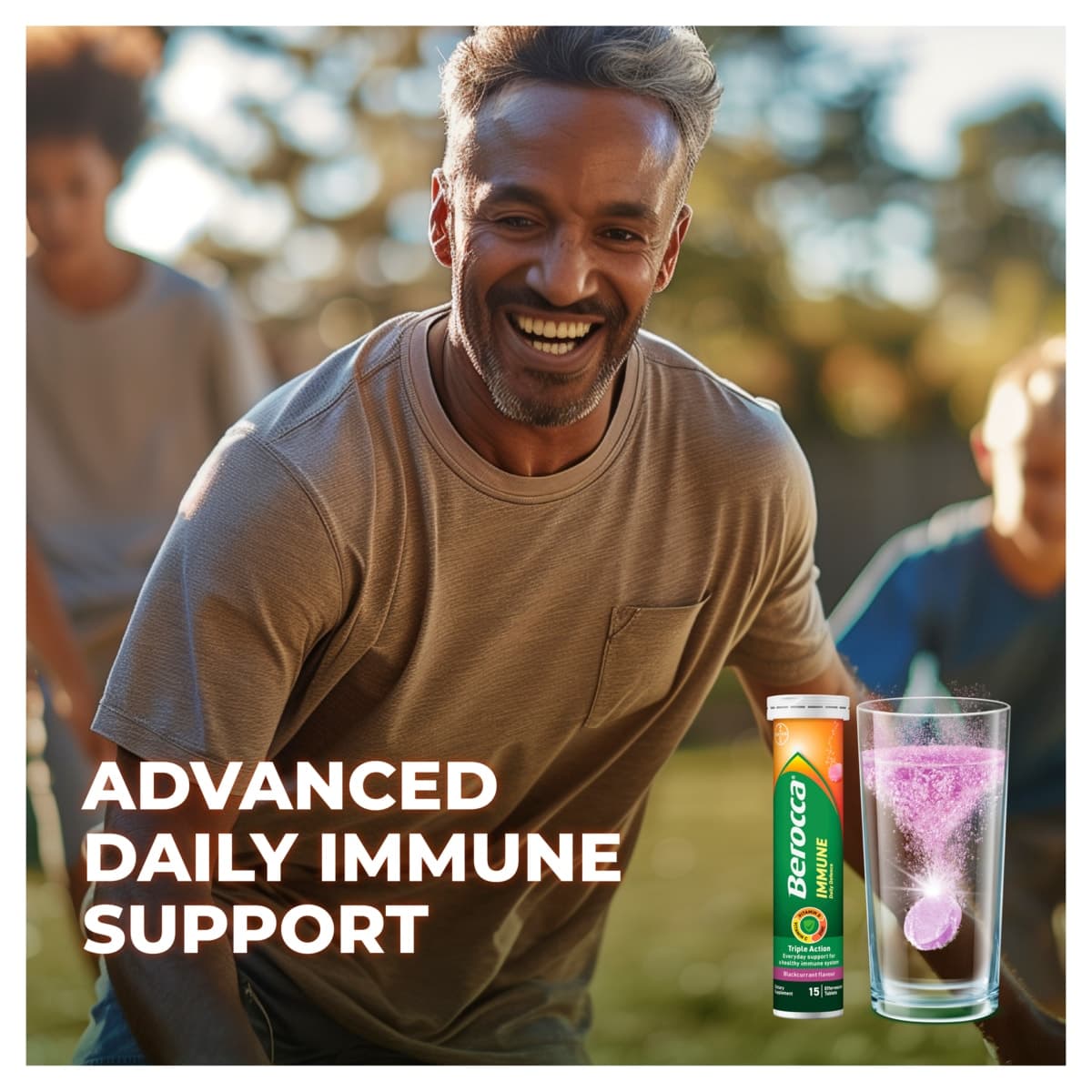 Thumbnail Berocca Immune Effervescent Tablets Blackcurrant 30 Pack