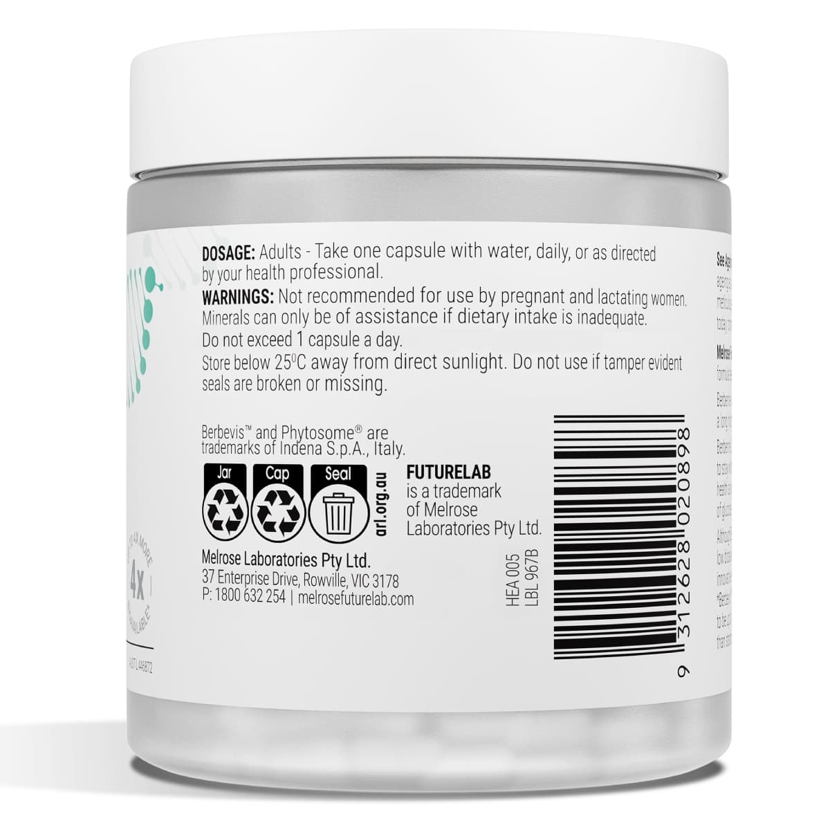 Thumbnail Melrose FutureLab Berberine Complex 30 Capsules