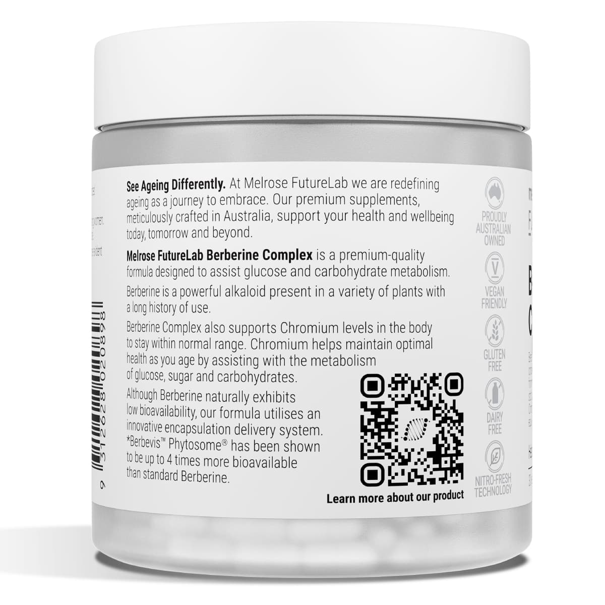 Thumbnail Melrose FutureLab Berberine Complex 30 Capsules