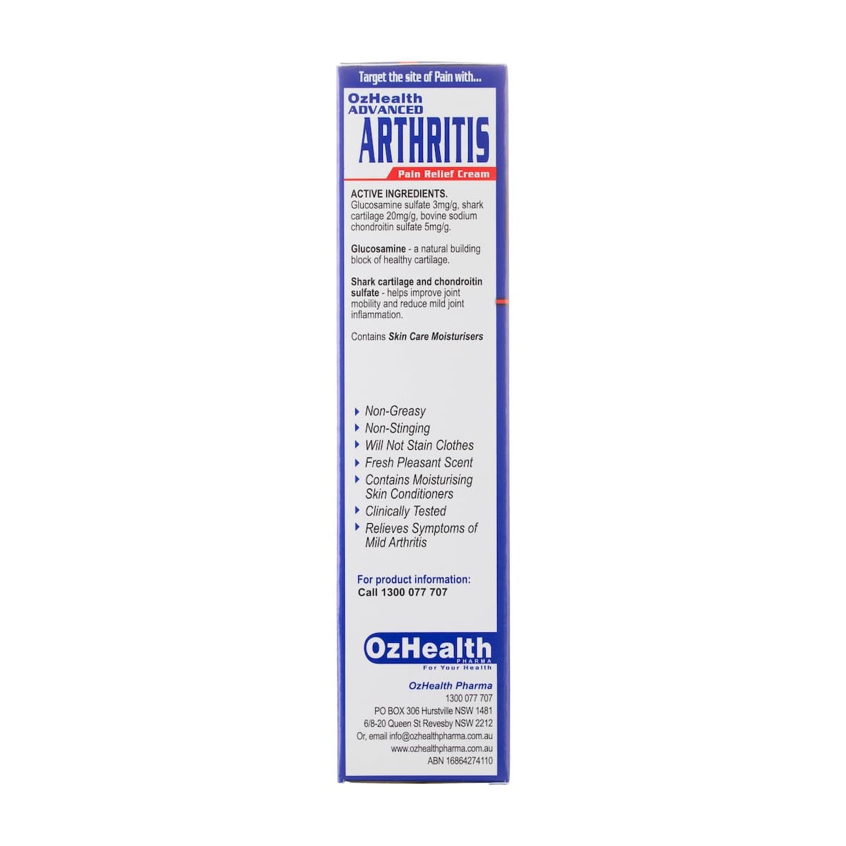 Thumbnail Ozhealth Arthritis Pain Relief Cream 114g
