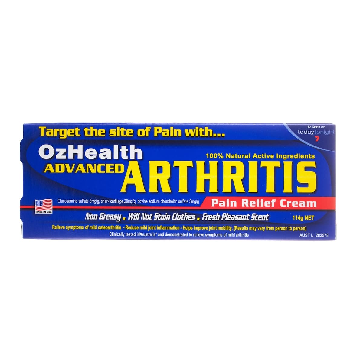 Thumbnail Ozhealth Arthritis Pain Relief Cream 114g