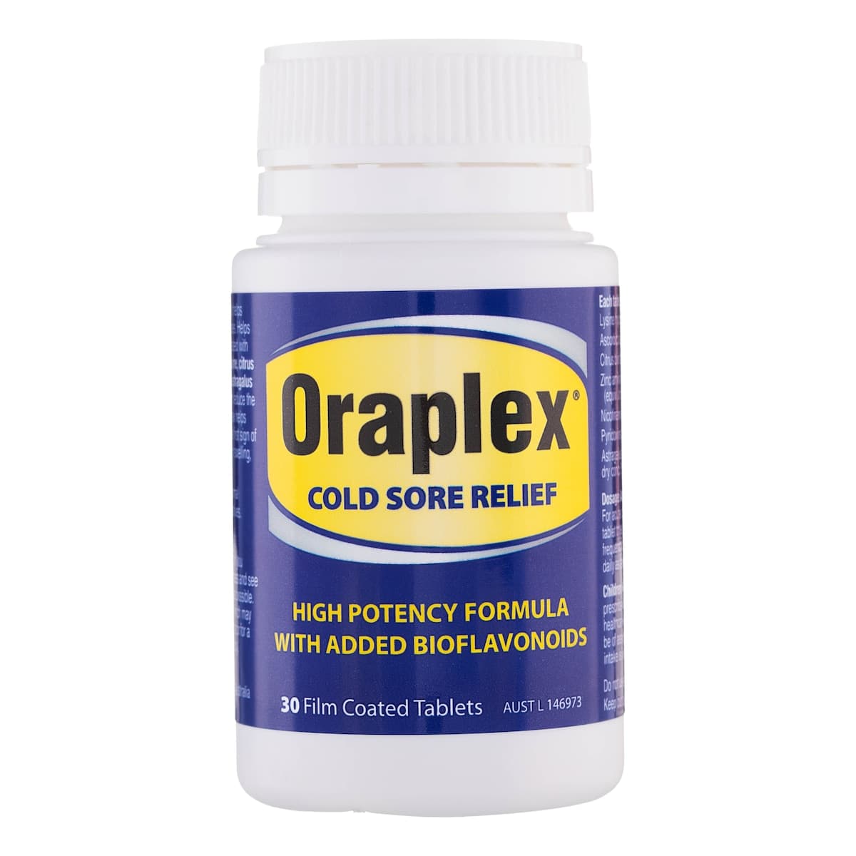 Thumbnail Oraplex Cold Sore Relief 30 Tablets
