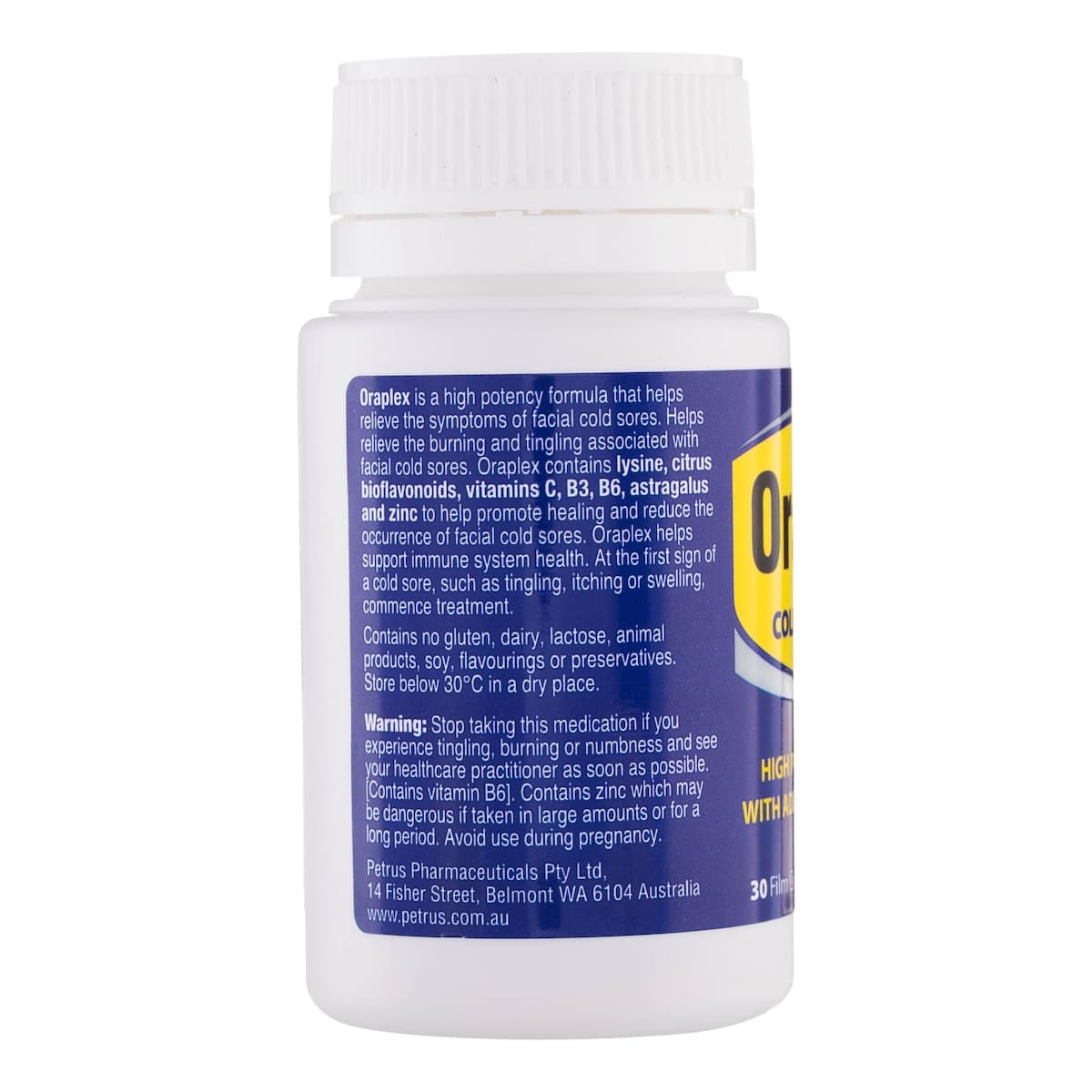 Thumbnail Oraplex Cold Sore Relief 30 Tablets