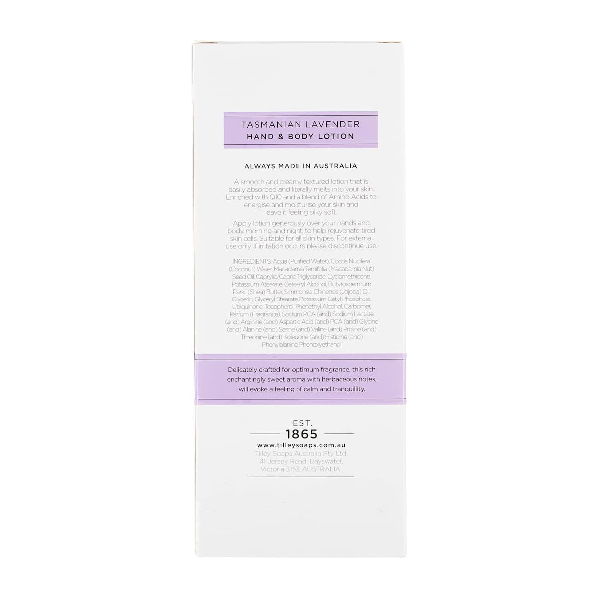 Thumbnail Tilley Body Lotion Tasmanian Lavender 400ml