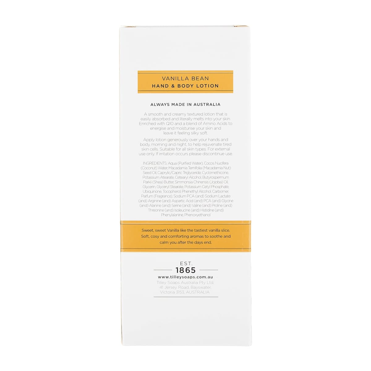 Thumbnail Tilley Body Lotion Vanilla Bean 400ml