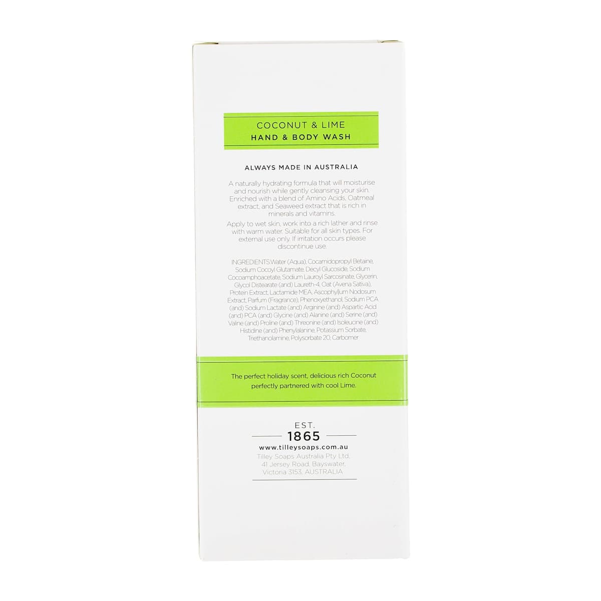 Thumbnail Tilley Body Wash Coconut & Lime 400ml