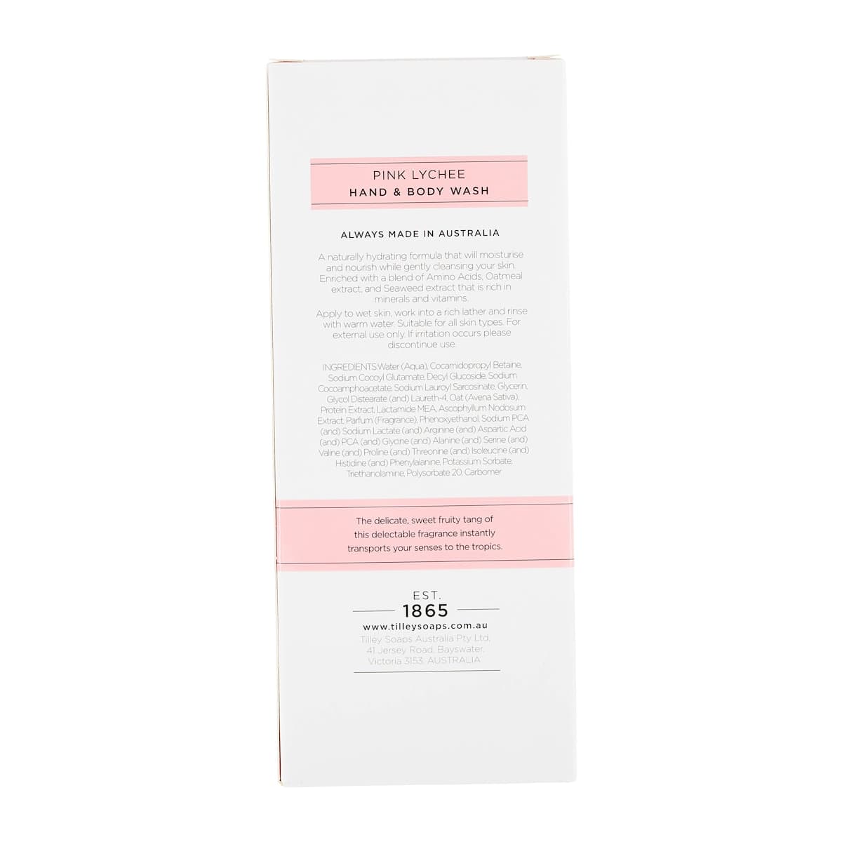 Thumbnail Tilley Body Wash Pink Lychee 400ml