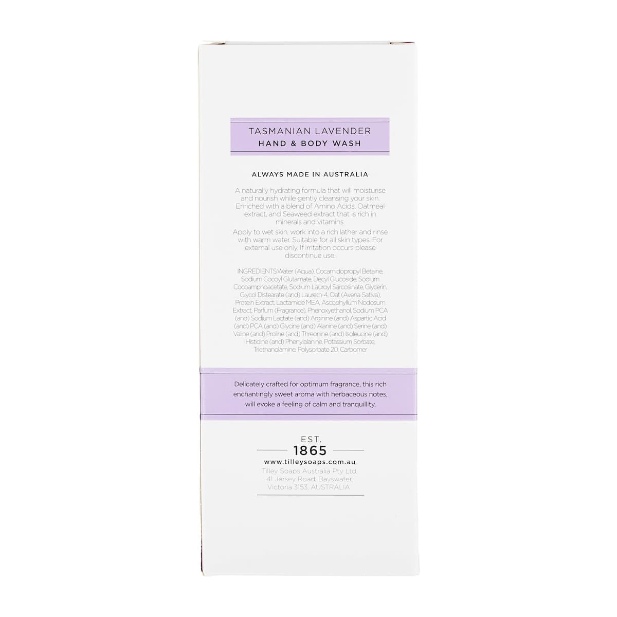 Thumbnail Tilley Body Wash Tasmanian Lavender 400ml