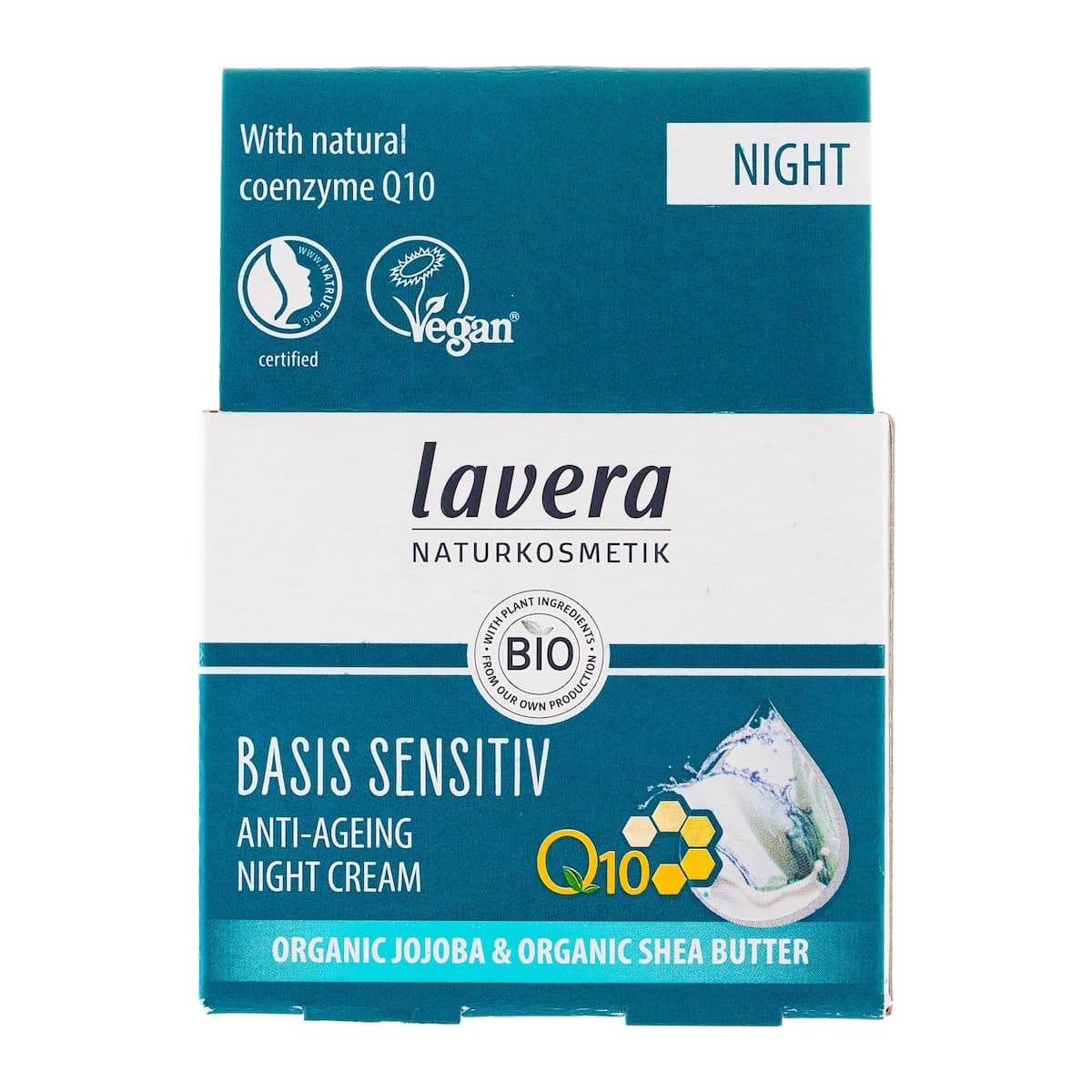Thumbnail Lavera Basis Sensitiv Anti-Ageing Night Cream Q10 50ml