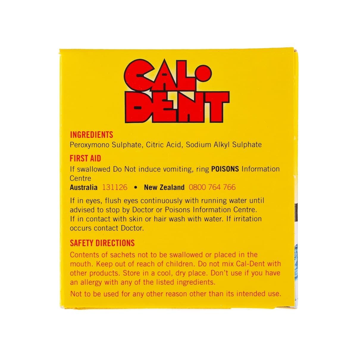 Thumbnail Caldent Denture Cleaner Sachets 16 Pack