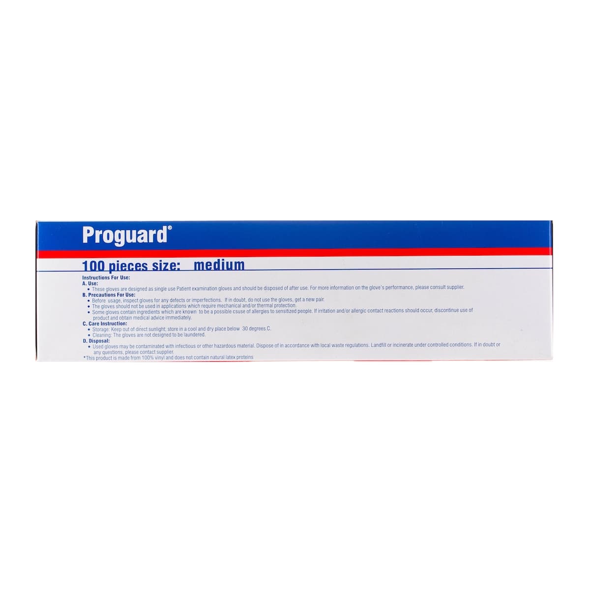 Thumbnail Proguard Examination Gloves Medium 100 Pack