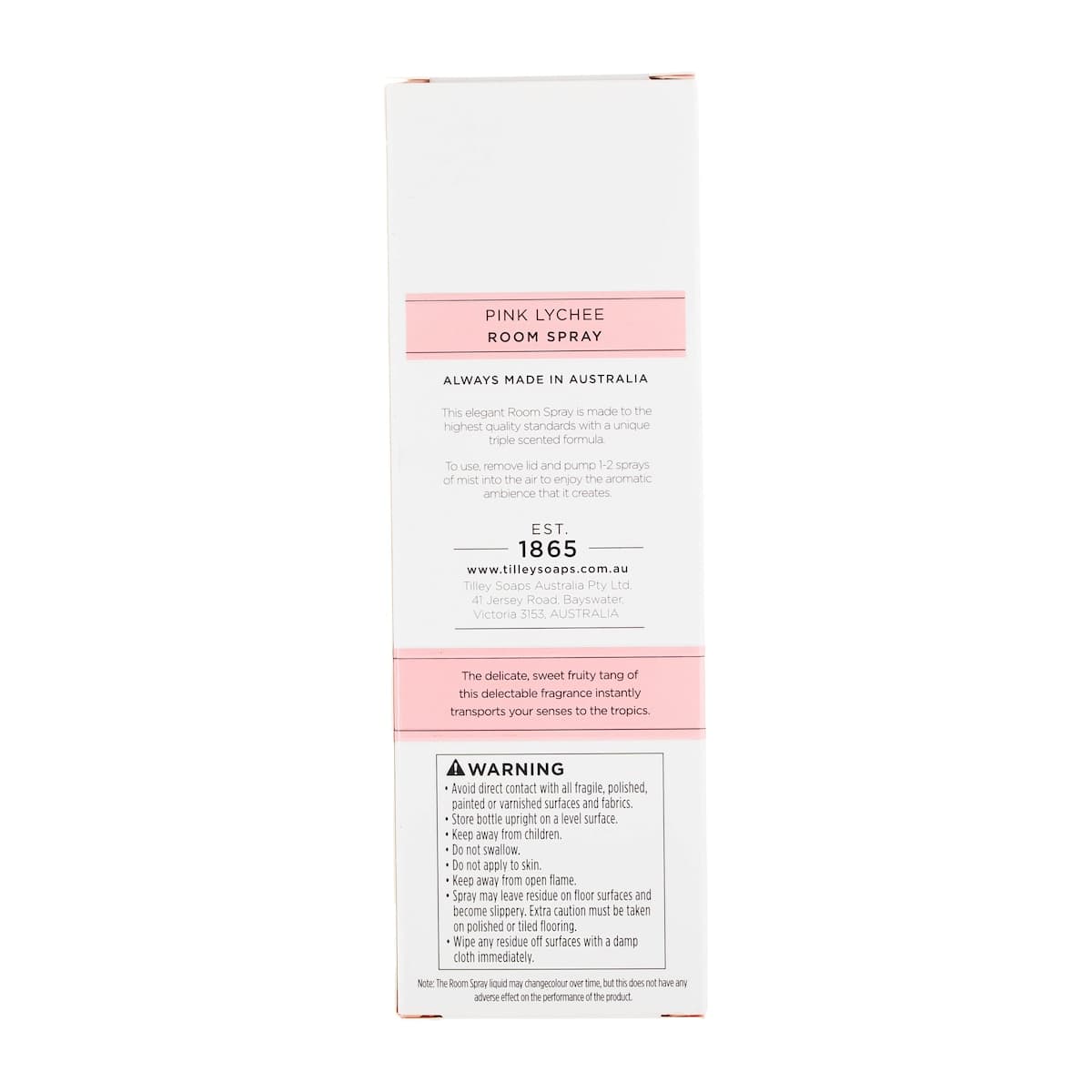 Thumbnail Tilley Room Spray Pink Lychee 100ml