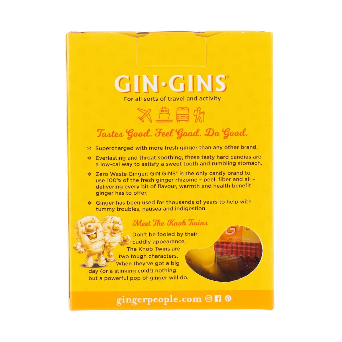 Thumbnail The Ginger People Gin Gins Hard Ginger Candy Double Strength 84g