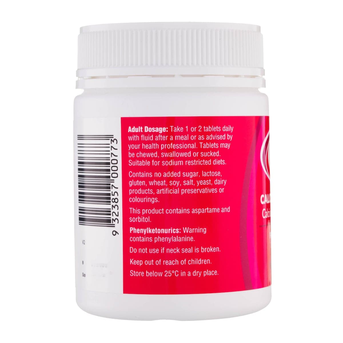 Thumbnail Cal-500 Calcium 120 Chewable Tablets