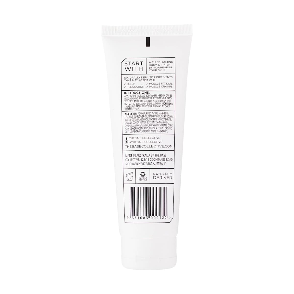 Thumbnail The Base Collective Magnesium & Vitamin E Cream 100ml