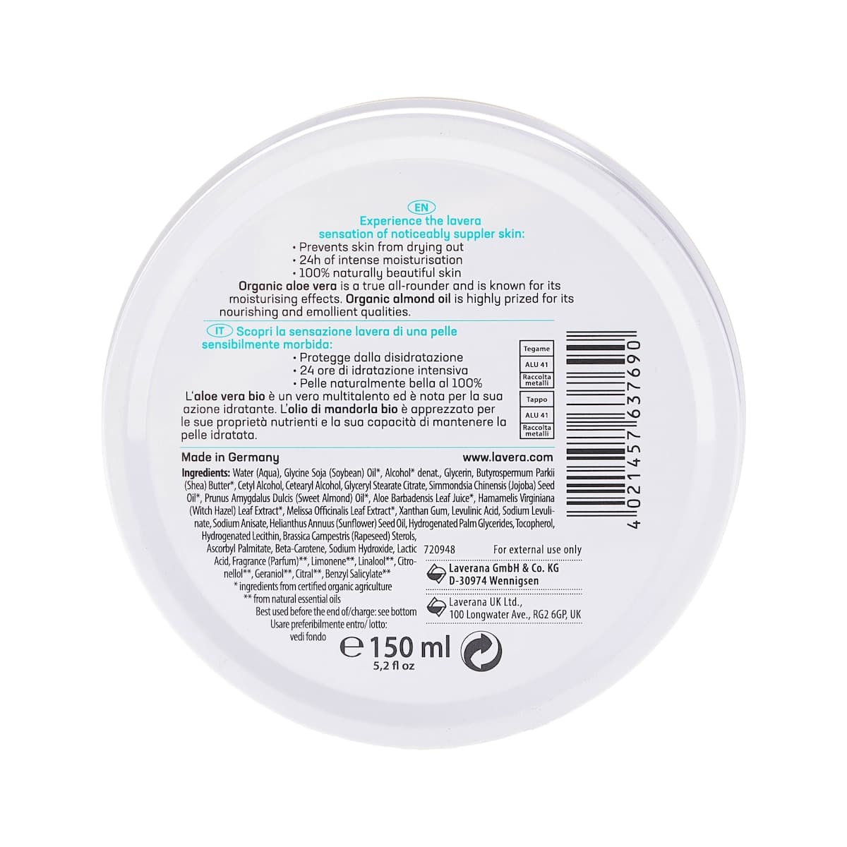 Thumbnail Lavera Basis Sensitiv All Round Cream 150ml