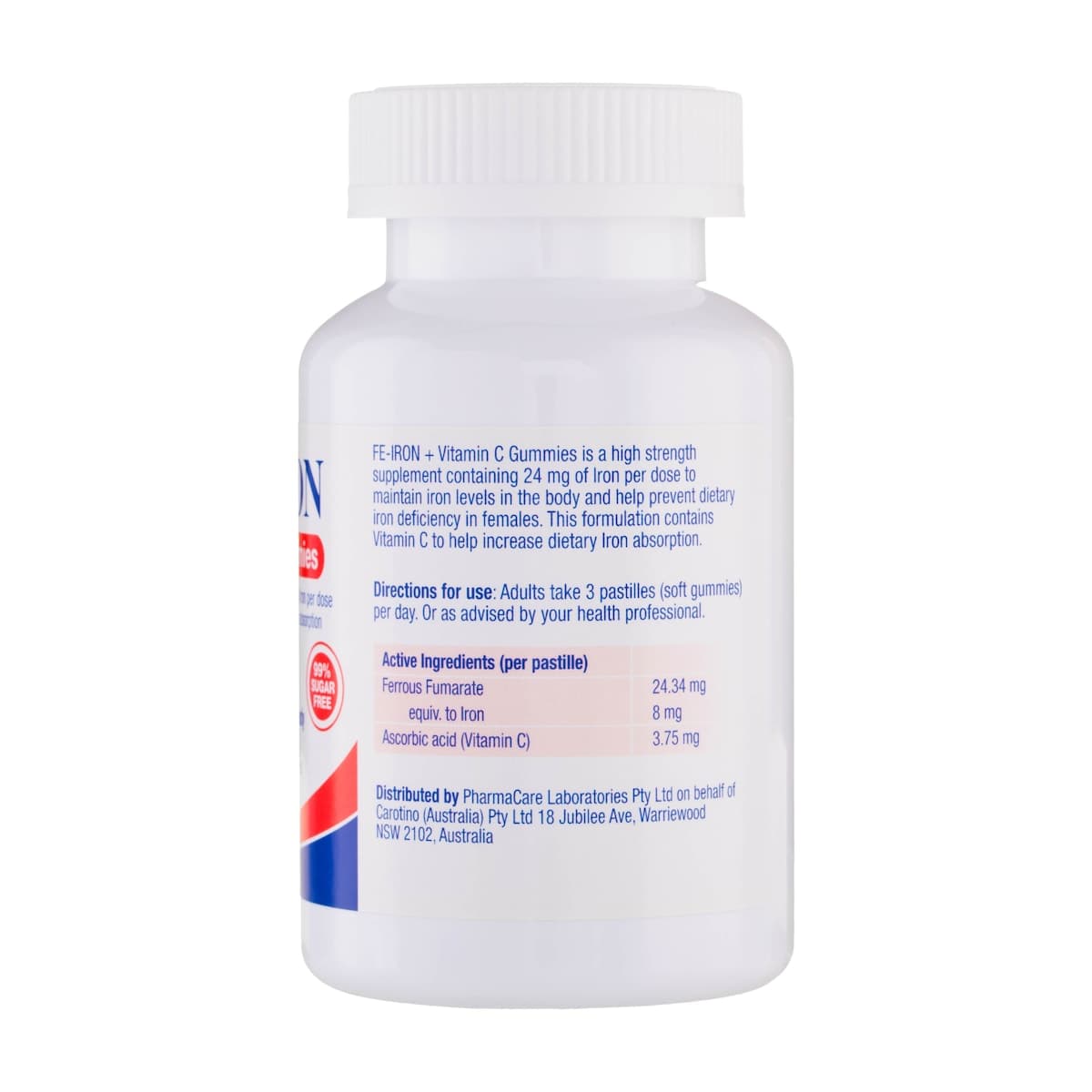 Thumbnail Fefol Fe-Iron + Vitamin C Gummies 60 Pack