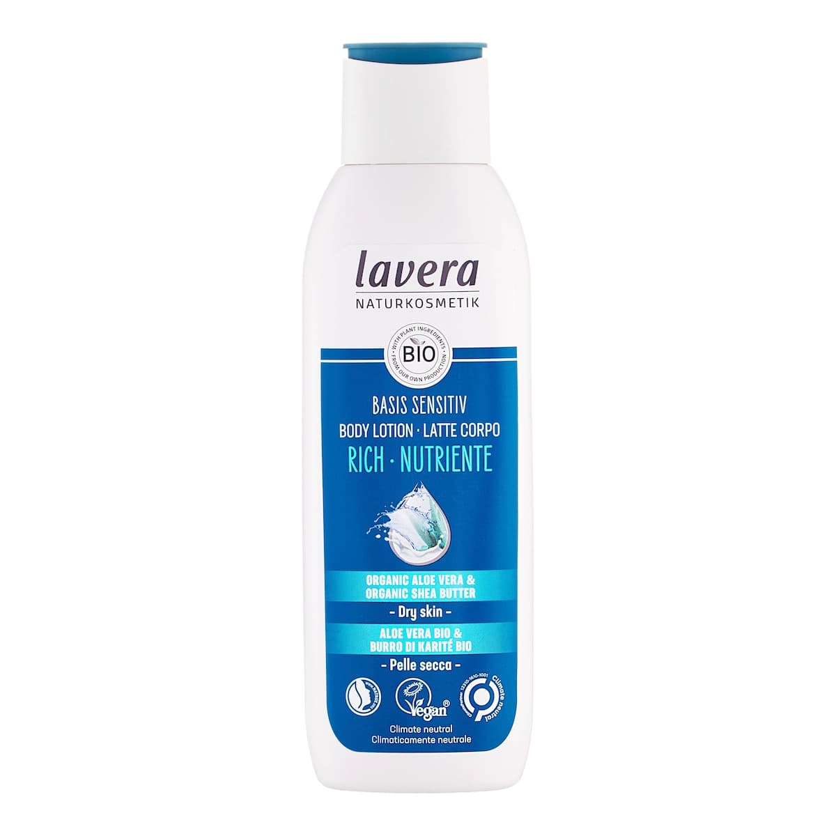 Thumbnail Lavera Basis Sensitiv Body Lotion Rich Nutriente 250ml