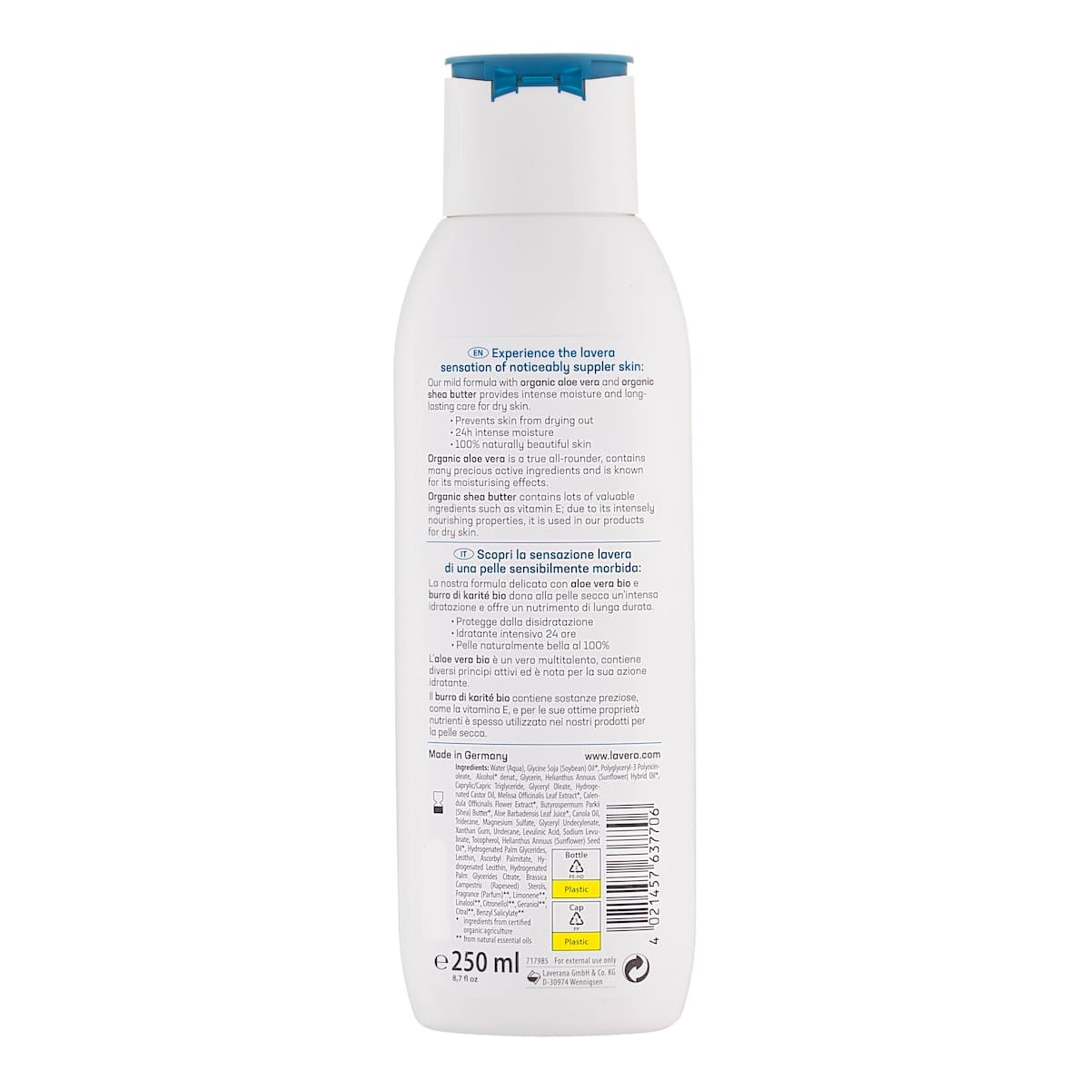 Thumbnail Lavera Basis Sensitiv Body Lotion Rich Nutriente 250ml