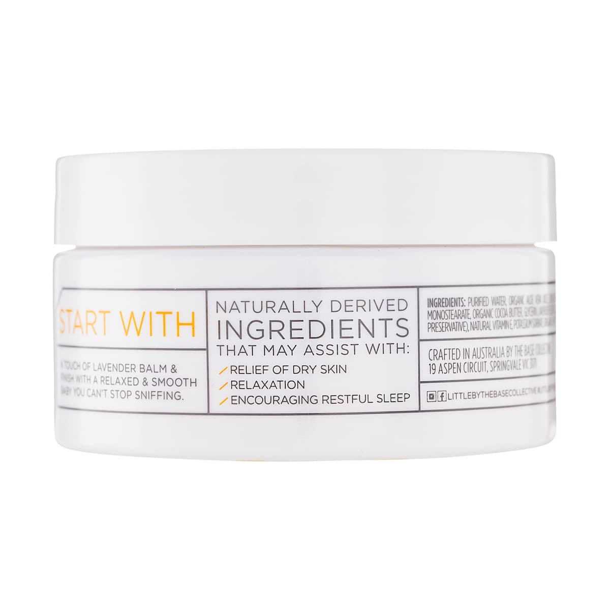 Thumbnail The Base Collective Sleepy Baby Balm Magnesium & Lavender 100g