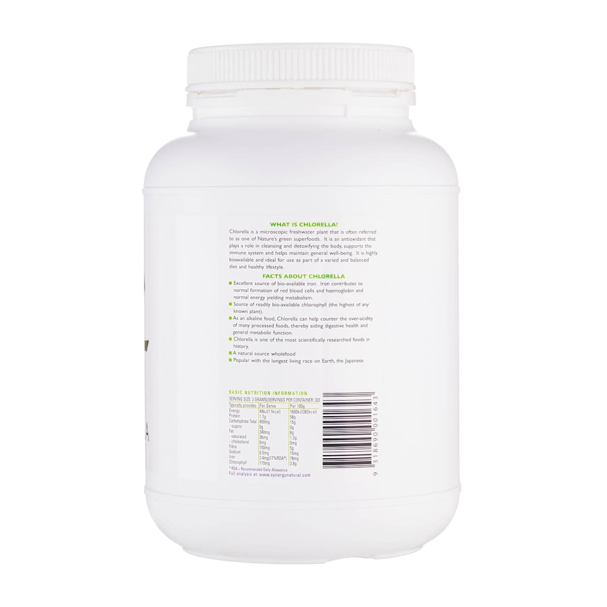 Thumbnail Synergy Natural Organic Chlorella Powder 1kg
