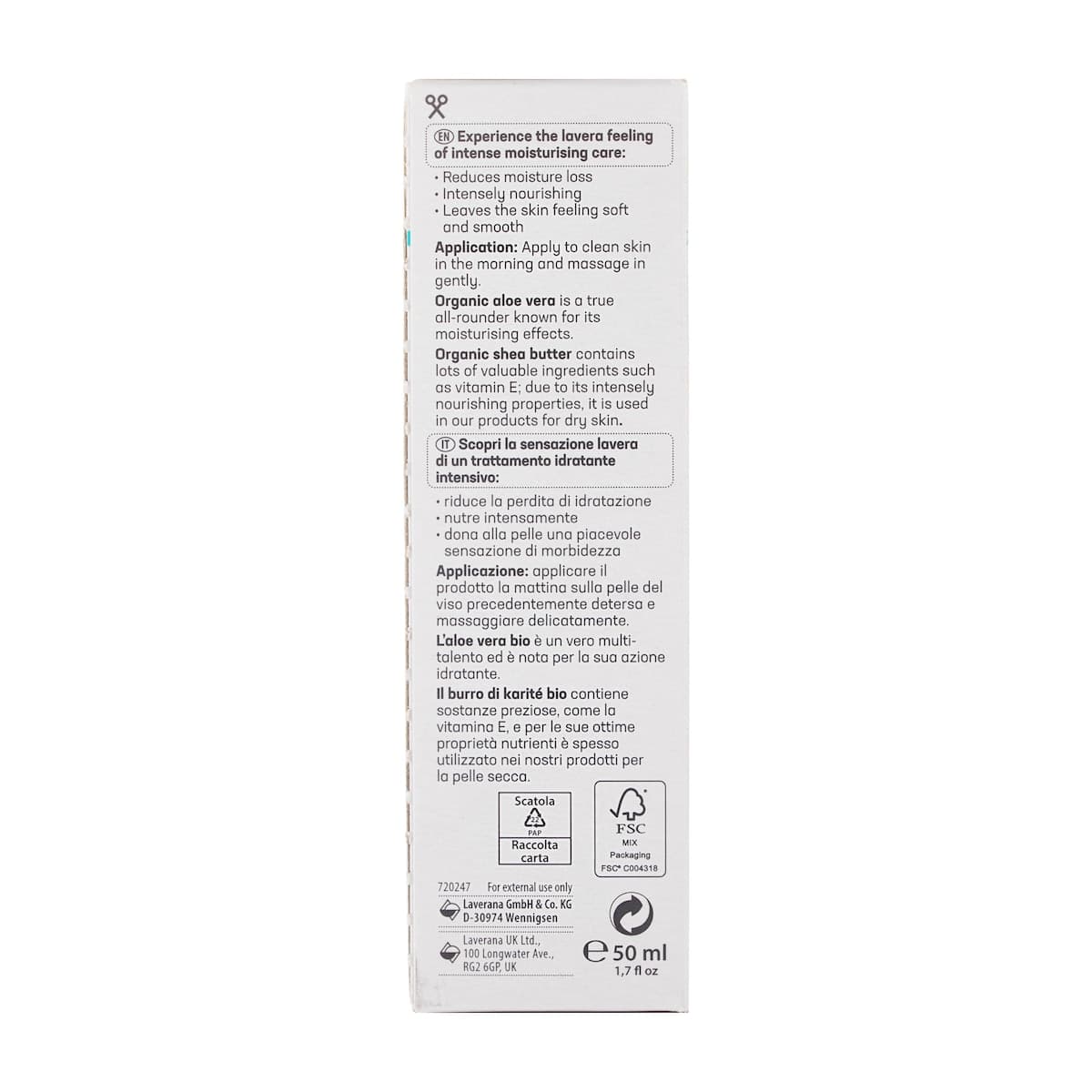 Thumbnail Lavera Basis Sensitiv Rich Moisturising Cream 50ml