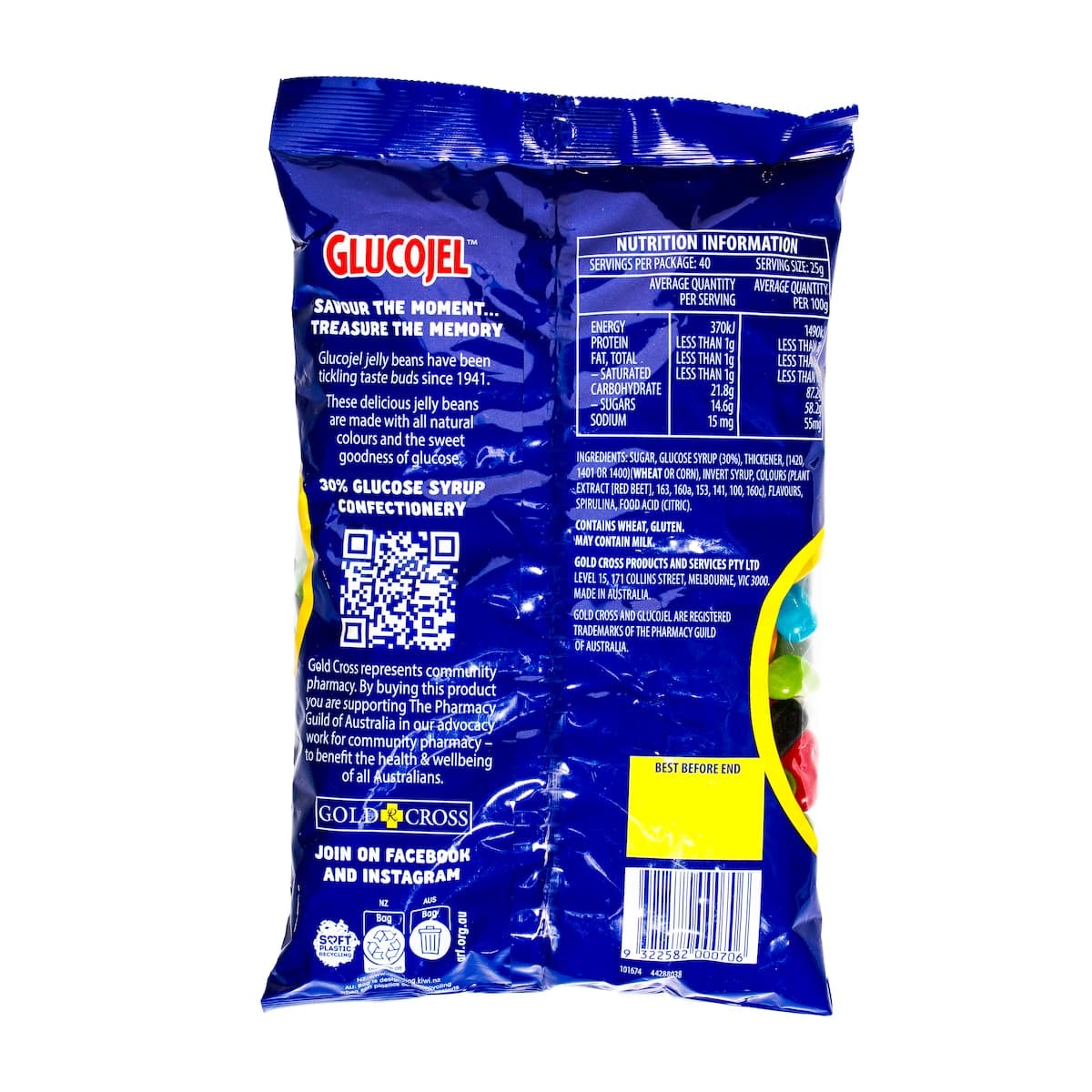 Thumbnail Gold Cross Glucojel Jelly Beans Mixed 1kg