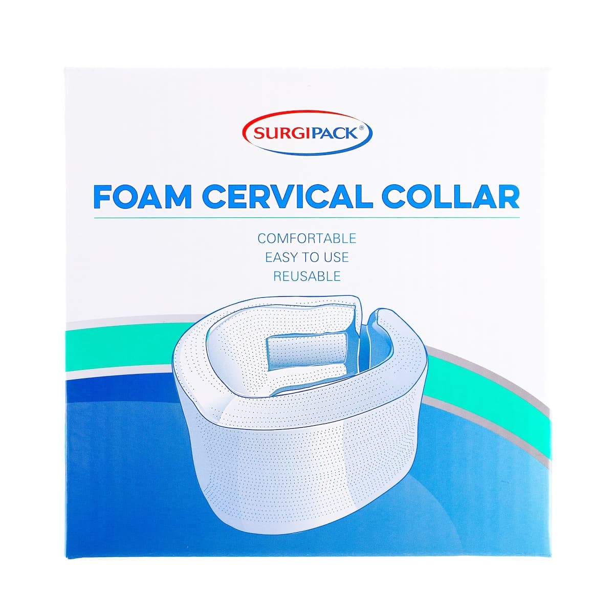 Thumbnail Surgipack Cervical Foam Collar Neck Support Small 1 Pack