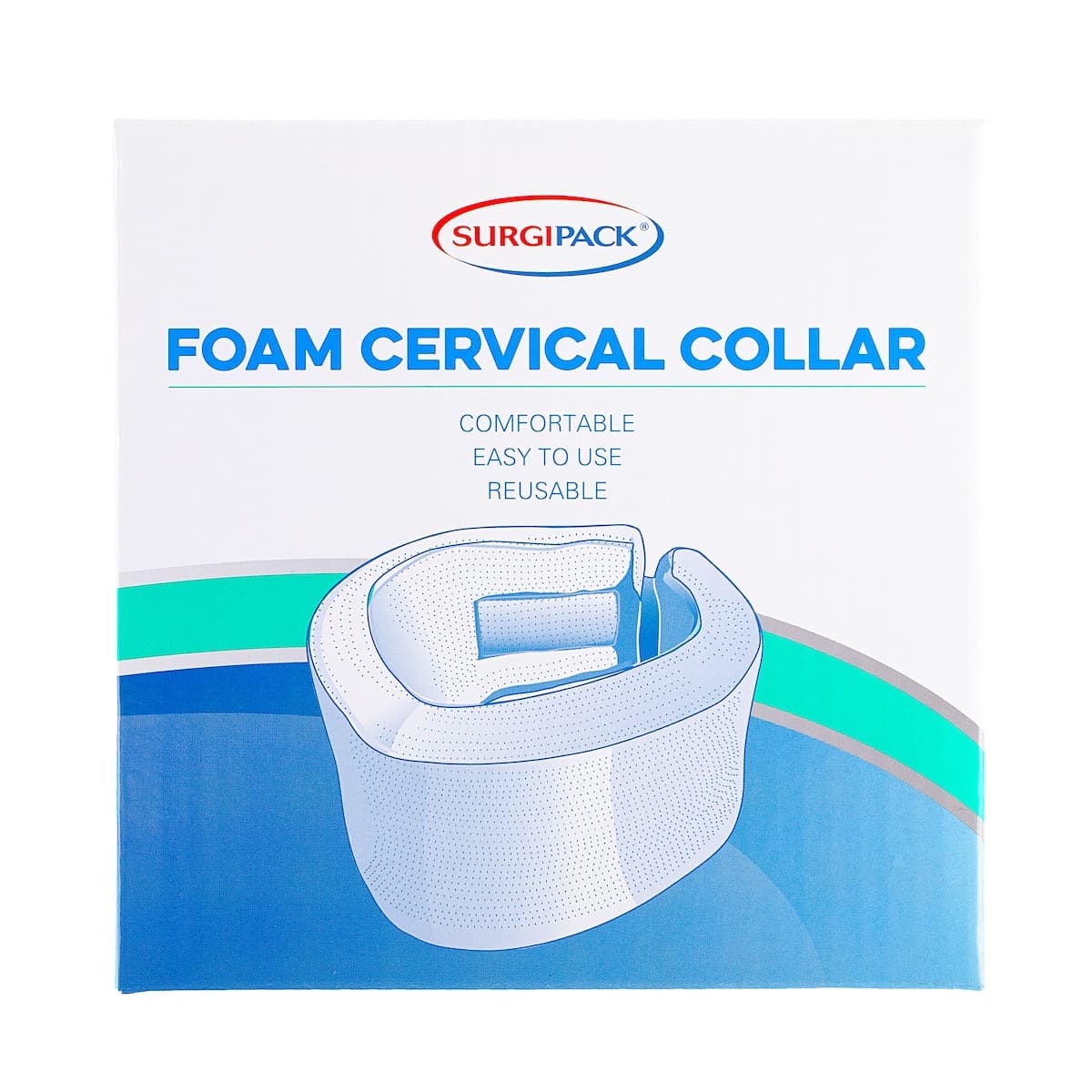 Thumbnail Surgipack Cervical Collar Foam Medium 1 Collar