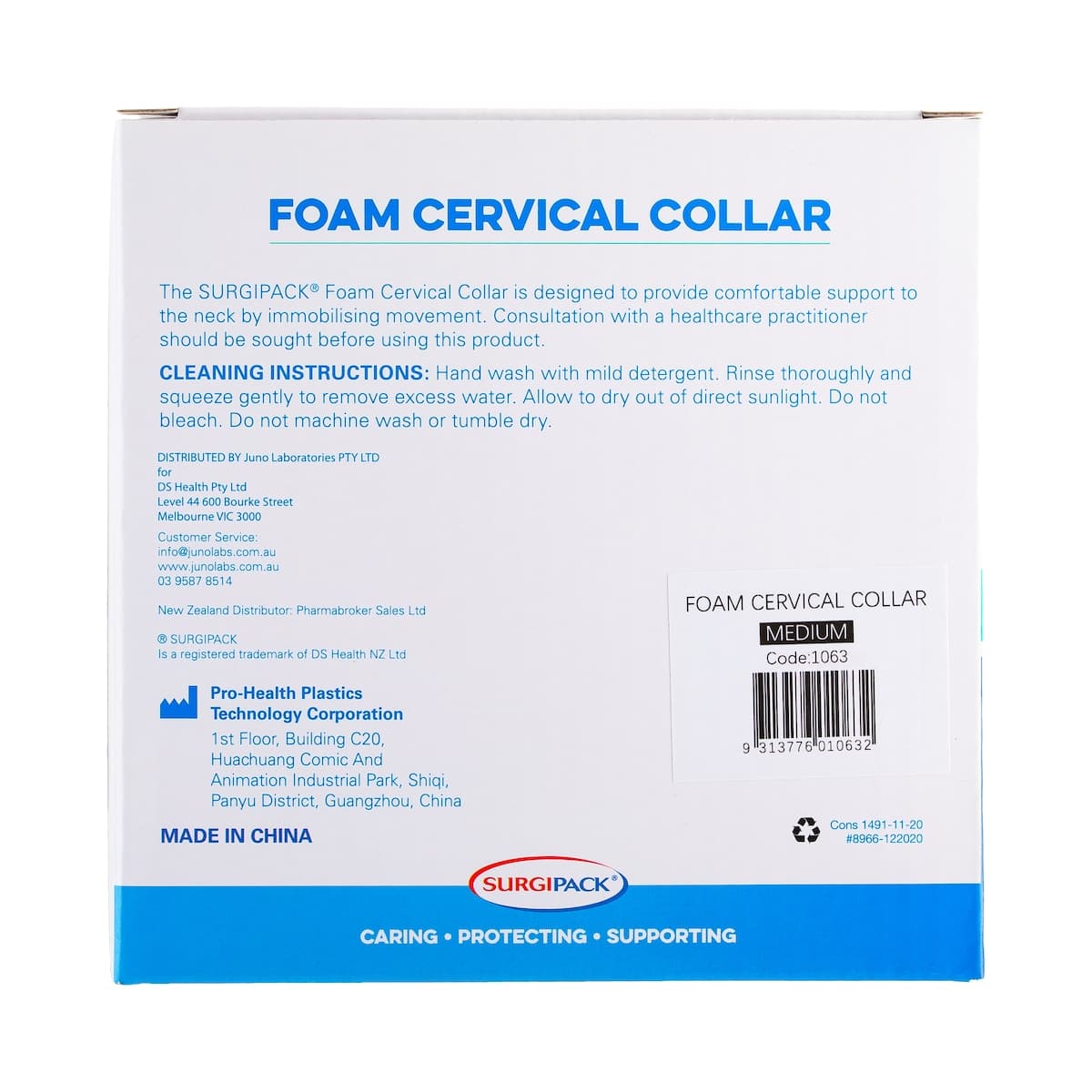 Thumbnail Surgipack Cervical Collar Foam Medium 1 Collar