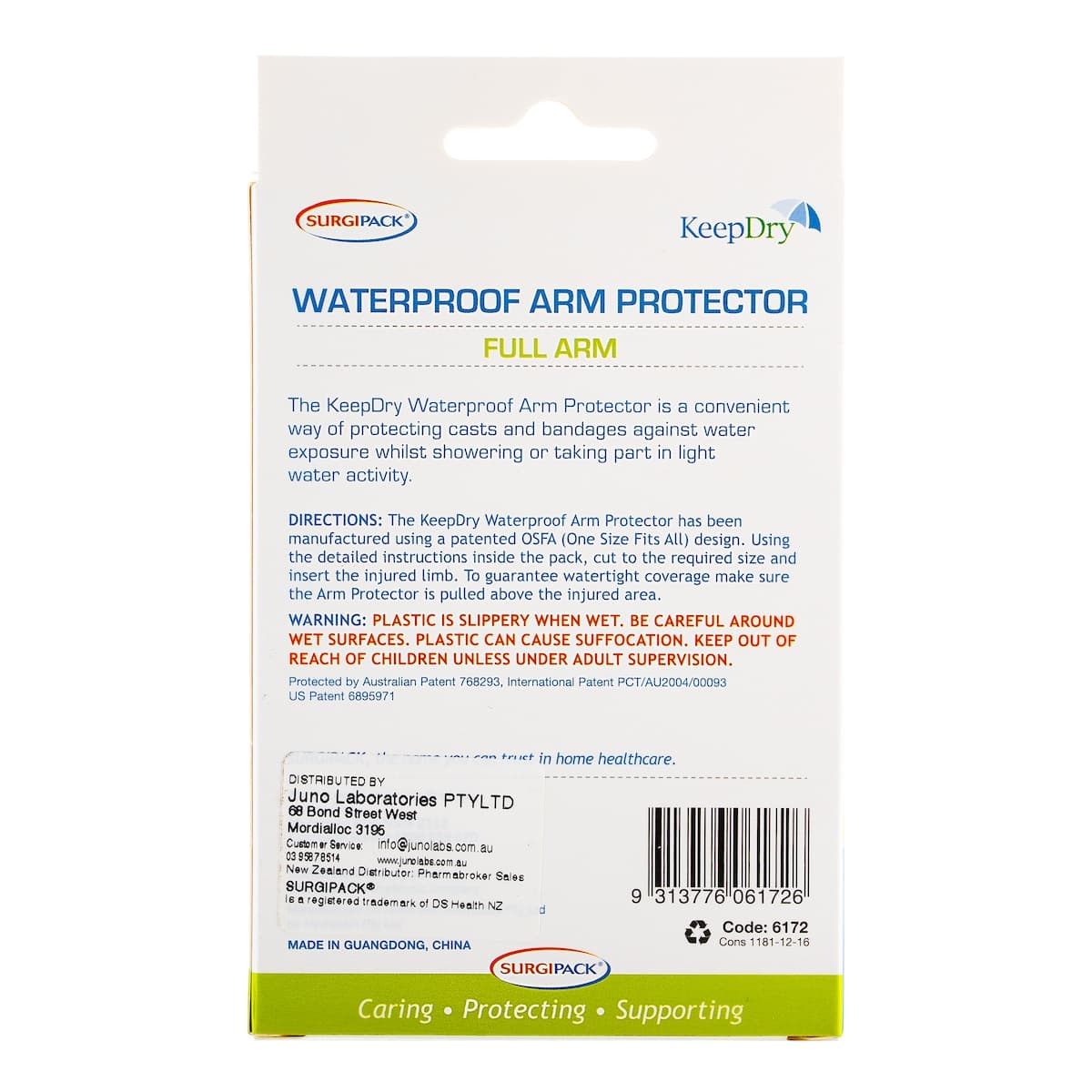 Thumbnail Surgipack Keep Dry Waterproof Protector Full Arm 2 Pack