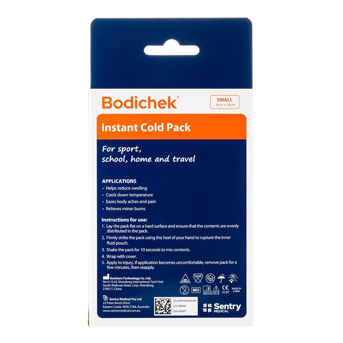 Thumbnail Bodichek Instant Cold Packs Small 16 x 9cm 2 Pack
